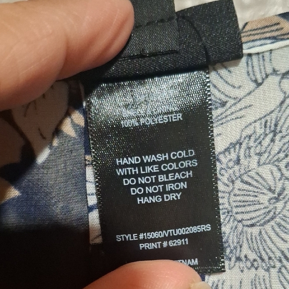 Katy And Lily Wome'sFloral Midi Dress - Navy and Cream Size 6 - Picture 8 of 13